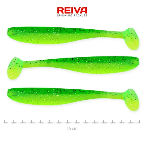 FLASH SHAD 15CM 3DB/CS (POISON GREEN)
