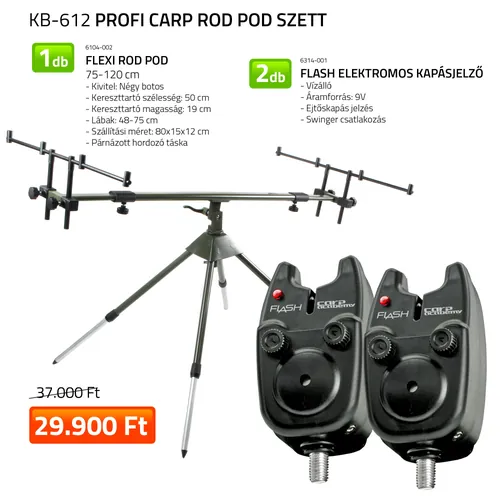 PROFI CARP ROD POD SZETT  6104-002+ 2DB 6314-001
