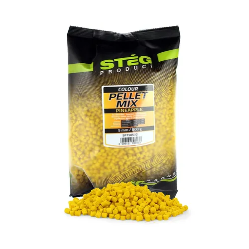 STÉG PELLET MIX 5MM 800G PINEAPPLE
