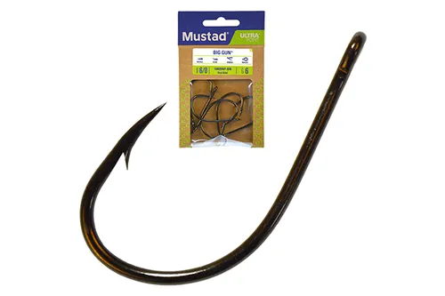 MUSTAD BIG GUN HOOKS 2 12DB/CSOMAG