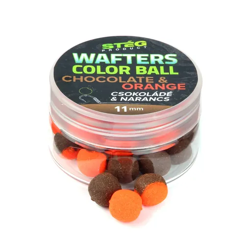 STÉG WAFTERS COLOR BALL 11MM 15G  CHOCOLATE-ORANGE