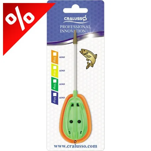 CRALUSSO FLUO ZÖLD ROCKET METHOD KOSÁR+TÖLTŐ (1+1 DB/CS) 50 G