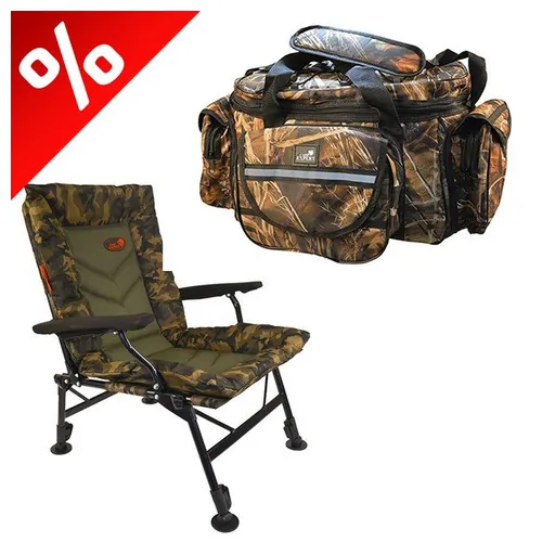 CARP EXPERT COMFORT CAMO SZÉK CXP CAMOU 25*50CM VÁLLTÁSKÁVAL