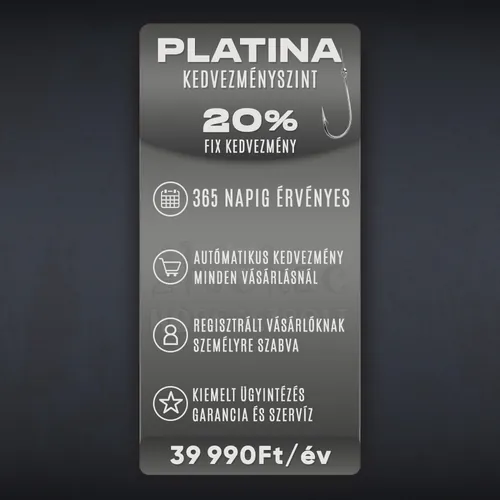 DUPLAKUKAC PLATINA ÉVES KEDVEZMÉNYKÁRTYA - 20%