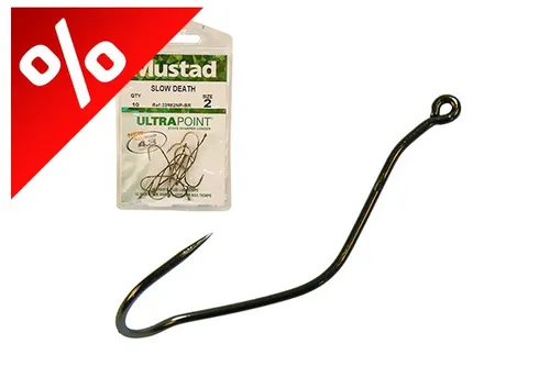 MUSTAD ABERDEEN SLOW DEATH HOOK BR 4 10DB/CSOMAG