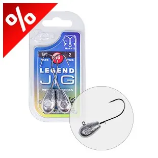 L&K LEGEND JIG 5/0 36G 2DB/CS