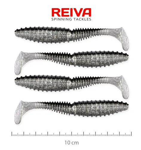 ZANDER POWER SHAD 10CM 4DB/CS (FLASH BLEAK)