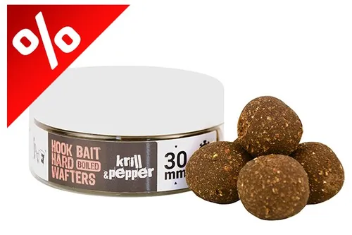 THE BIG ONE HOOK BAIT HARD WAFTERS BOILIE KRILL&PEPPER 30MM 150 GR