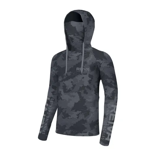 REIVA TEAM UV JERSEY CAMOU GREY MASZKKAL  2XL
