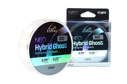 CARP EXPERT NEO HYBRID GHOST 0,25MM 300MCLEAR 9,34KG