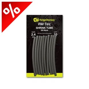 RIDGEMONKEY CONNEXION SHRINK TUBE ZSUGORCSŐ SILT BLACK 2.4MM 10DB