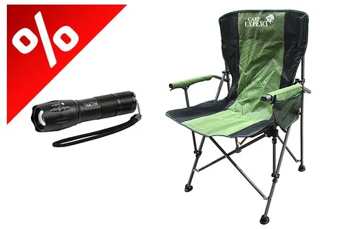 CARP EXPERT COMFORT ZIP SZÉK AJÁNDÉK LUMITACT LÁMPÁVAL