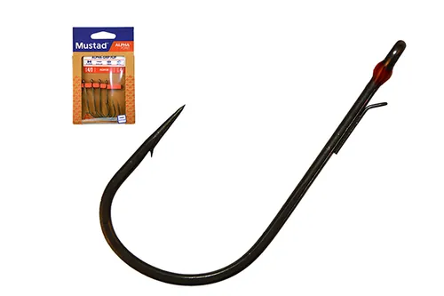 MUSTAD ALPHA-GRIP FLIPPING, 6/0 4DB/CSOMAG