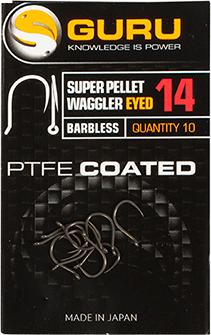 GURU SUPER PELLET WAGGLER HOOK SIZE 16