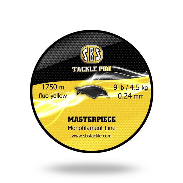 SBS Masterpiece Monofilament Line fluo yellow 1750 0.24