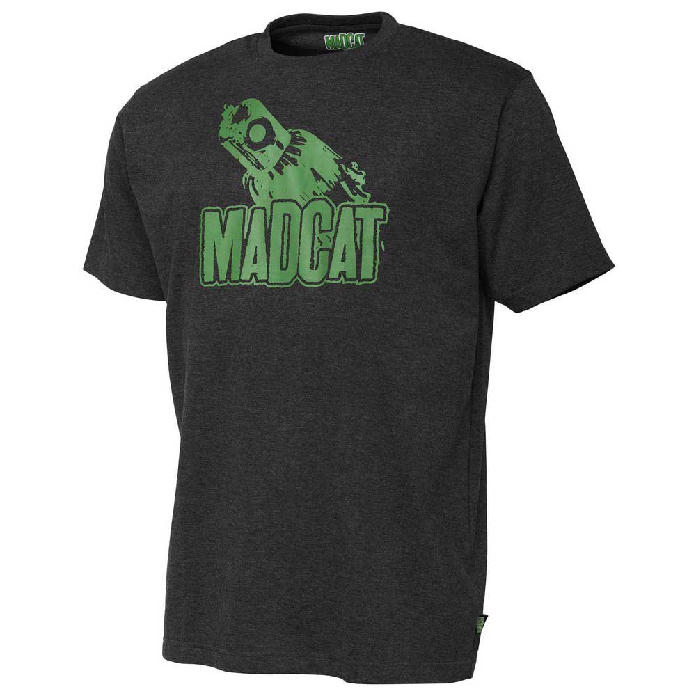 Madcat Clonk Teaser T-Shirt Dark Grey Melange Szürke-Zöld Póló L