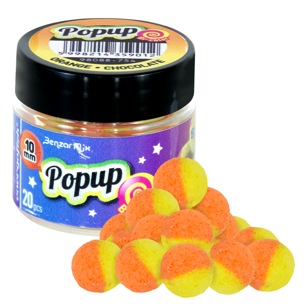 Benzar Mix Bicolor  10mm Pop-Up Csoki-Narancs