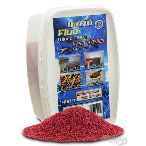 Haldorádó Fluo Micro Method Feed Pellet - Chilis Tintahal